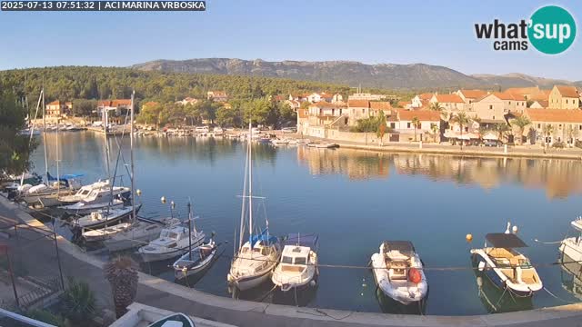 Vrboska livecam | Isola di Hvar | Croazia
