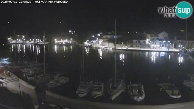 Spletna kamera Vrboska | Otok Hvar | Hrvaška