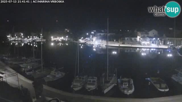 Spletna kamera Vrboska | Otok Hvar | Hrvaška