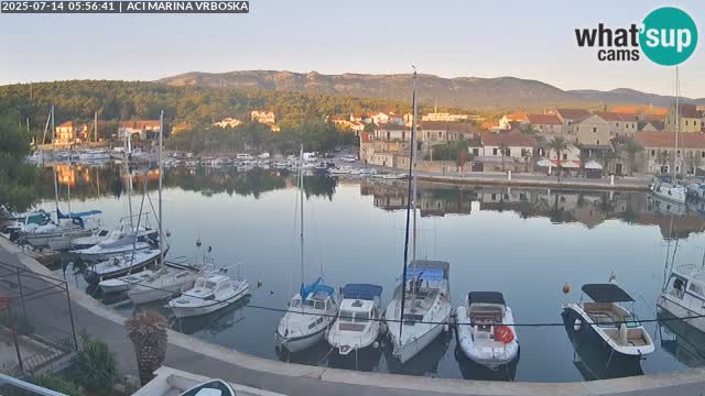 Spletna kamera Vrboska | Otok Hvar | Hrvaška