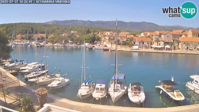 Vrboska web kamera | otom Hvar | Dalmacija
