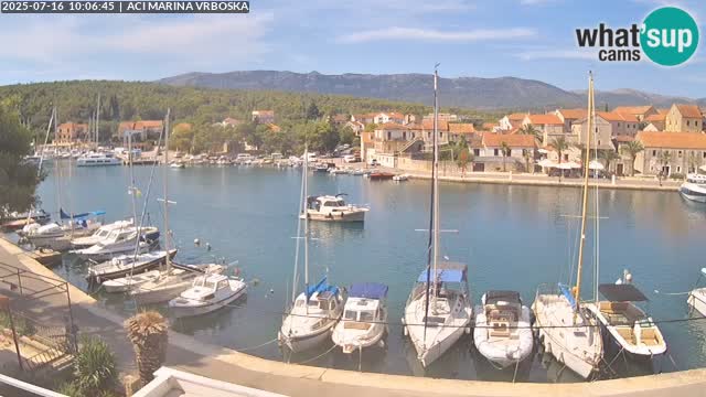 Spletna kamera Vrboska | Otok Hvar | Hrvaška