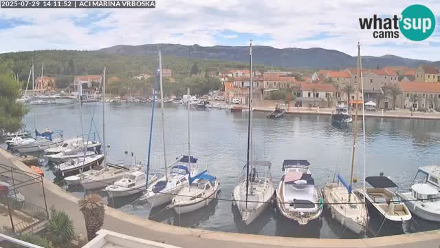 Spletna kamera Vrboska | Otok Hvar | Hrvaška