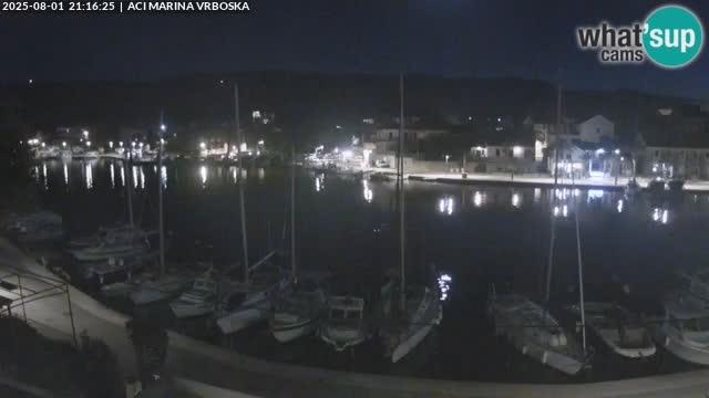 Spletna kamera Vrboska | Otok Hvar | Hrvaška