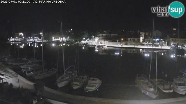 Spletna kamera Vrboska | Otok Hvar | Hrvaška