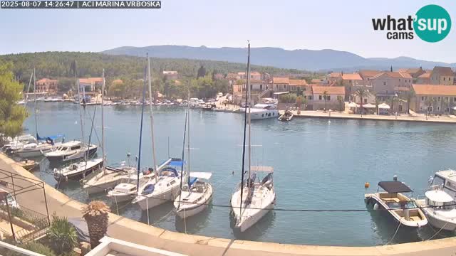 Spletna kamera Vrboska | Otok Hvar | Hrvaška