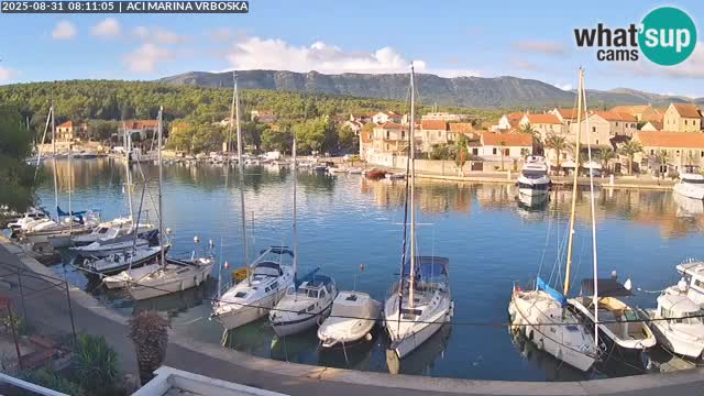 Spletna kamera Vrboska | Otok Hvar | Hrvaška