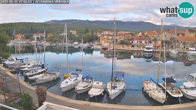 Spletna kamera Vrboska | Otok Hvar | Hrvaška
