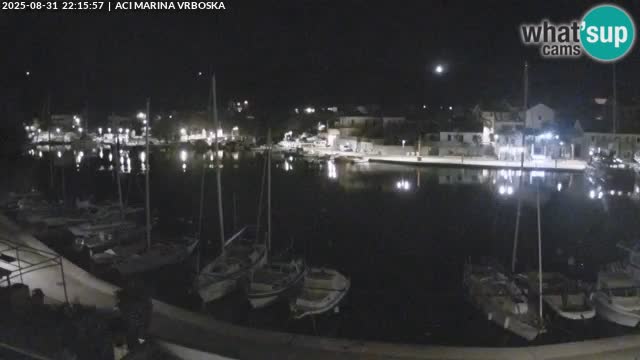 Spletna kamera Vrboska | Otok Hvar | Hrvaška