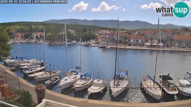 Spletna kamera Vrboska | Otok Hvar | Hrvaška