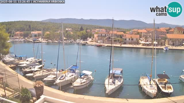Spletna kamera Vrboska | Otok Hvar | Hrvaška