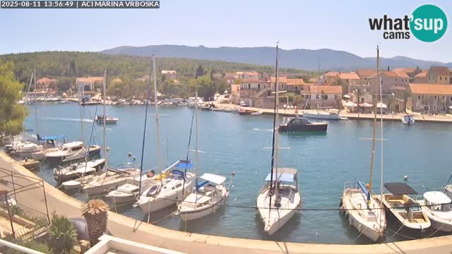 Spletna kamera Vrboska | Otok Hvar | Hrvaška
