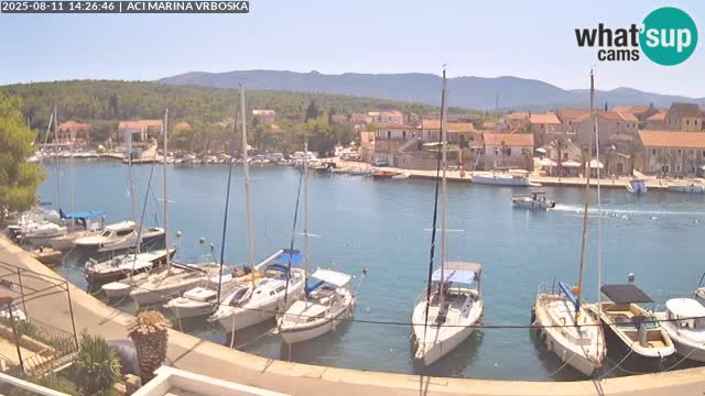 Spletna kamera Vrboska | Otok Hvar | Hrvaška