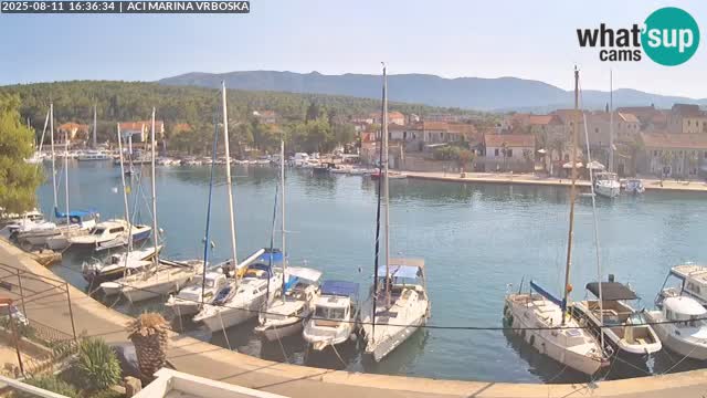 Spletna kamera Vrboska | Otok Hvar | Hrvaška