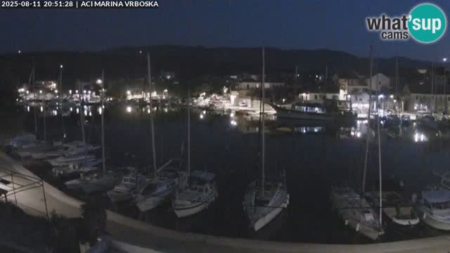 Spletna kamera Vrboska | Otok Hvar | Hrvaška