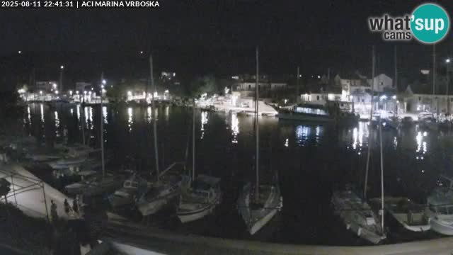 Spletna kamera Vrboska | Otok Hvar | Hrvaška