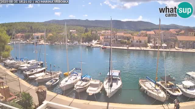 Spletna kamera Vrboska | Otok Hvar | Hrvaška