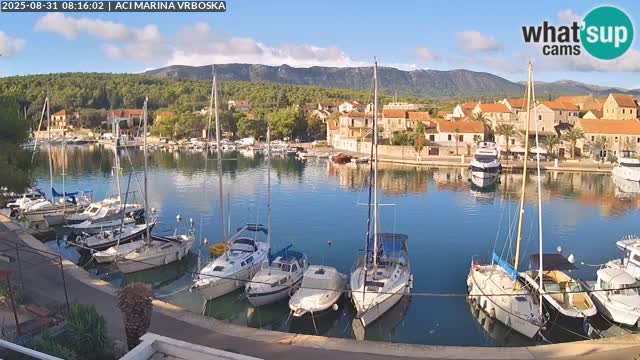 Spletna kamera Vrboska | Otok Hvar | Hrvaška