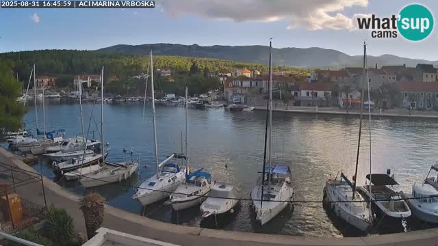 Spletna kamera Vrboska | Otok Hvar | Hrvaška