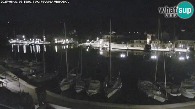Spletna kamera Vrboska | Otok Hvar | Hrvaška