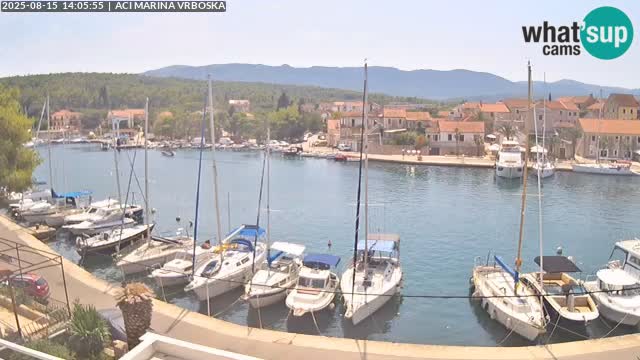 Spletna kamera Vrboska | Otok Hvar | Hrvaška