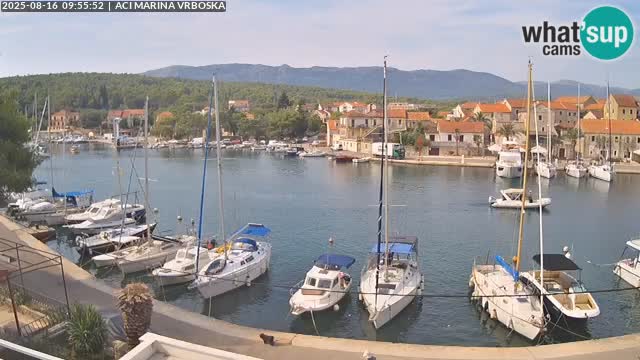 Spletna kamera Vrboska | Otok Hvar | Hrvaška