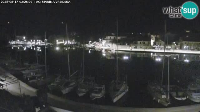 Spletna kamera Vrboska | Otok Hvar | Hrvaška