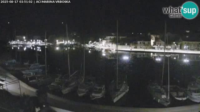 Spletna kamera Vrboska | Otok Hvar | Hrvaška