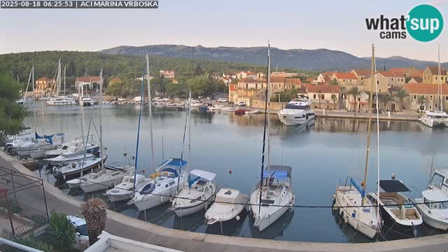 Spletna kamera Vrboska | Otok Hvar | Hrvaška