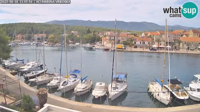 Spletna kamera Vrboska | Otok Hvar | Hrvaška