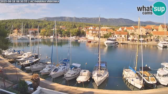 Spletna kamera Vrboska | Otok Hvar | Hrvaška