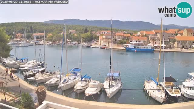 Spletna kamera Vrboska | Otok Hvar | Hrvaška