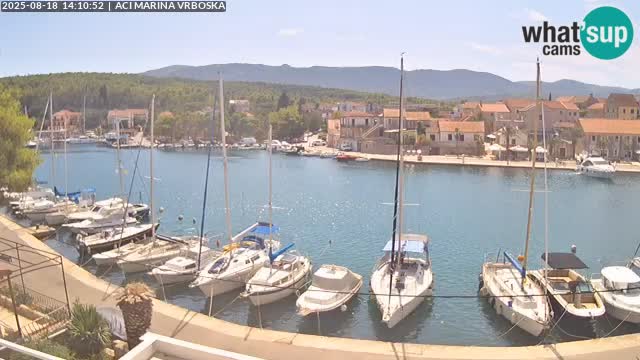Spletna kamera Vrboska | Otok Hvar | Hrvaška