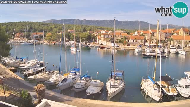 Spletna kamera Vrboska | Otok Hvar | Hrvaška