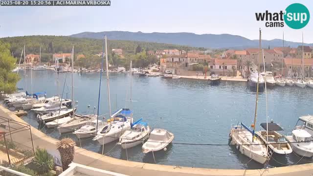 Spletna kamera Vrboska | Otok Hvar | Hrvaška