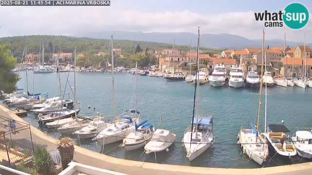 Spletna kamera Vrboska | Otok Hvar | Hrvaška