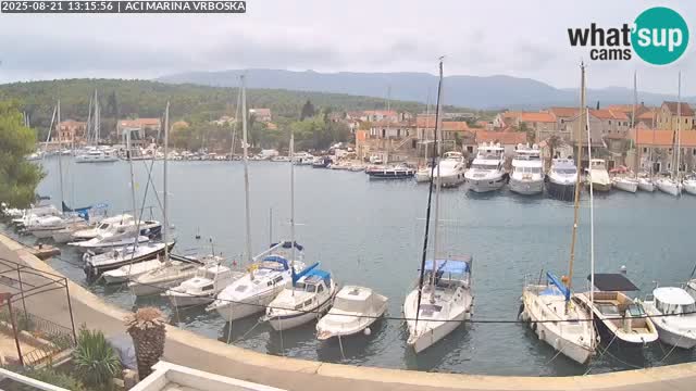 Spletna kamera Vrboska | Otok Hvar | Hrvaška