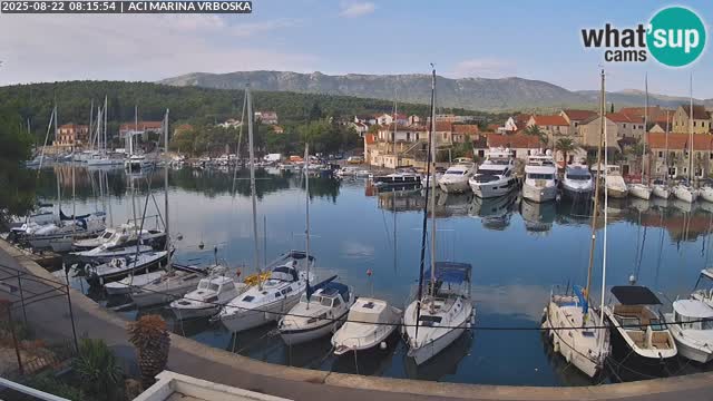 Spletna kamera Vrboska | Otok Hvar | Hrvaška