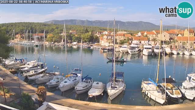 Spletna kamera Vrboska | Otok Hvar | Hrvaška
