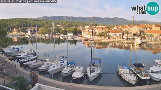 Spletna kamera Vrboska | Otok Hvar | Hrvaška