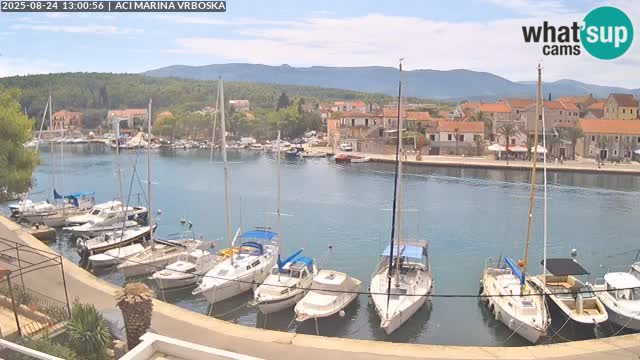 Spletna kamera Vrboska | Otok Hvar | Hrvaška