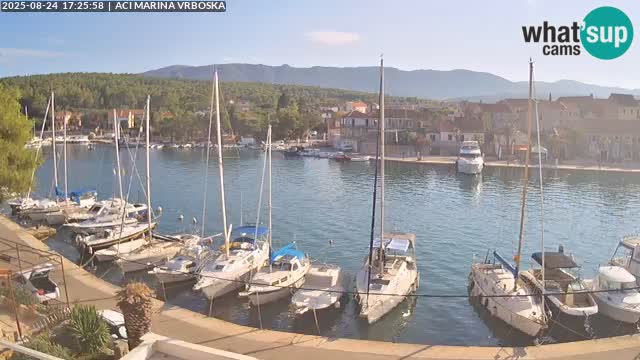 Spletna kamera Vrboska | Otok Hvar | Hrvaška