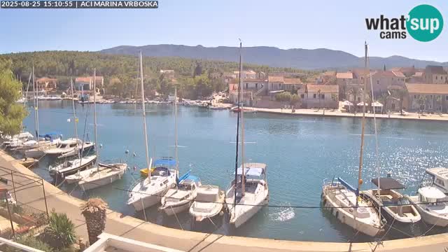 Spletna kamera Vrboska | Otok Hvar | Hrvaška