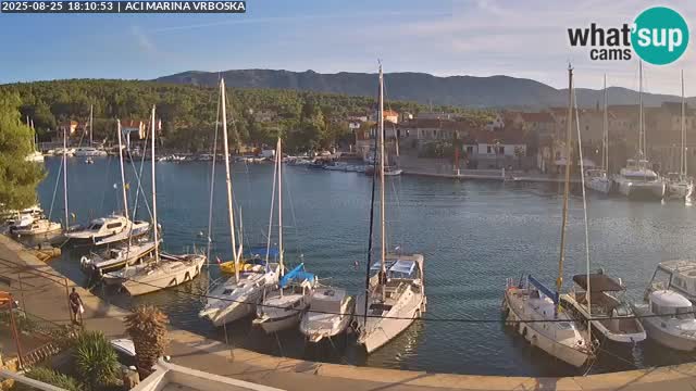 Spletna kamera Vrboska | Otok Hvar | Hrvaška