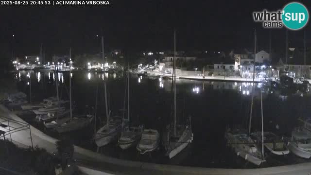 Spletna kamera Vrboska | Otok Hvar | Hrvaška