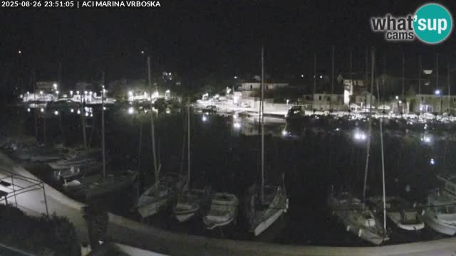 Spletna kamera Vrboska | Otok Hvar | Hrvaška