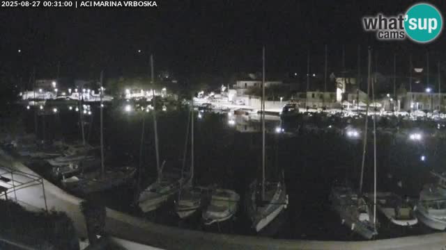 Spletna kamera Vrboska | Otok Hvar | Hrvaška