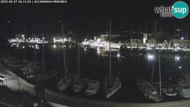 Spletna kamera Vrboska | Otok Hvar | Hrvaška