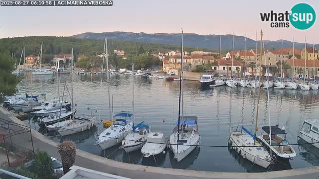 Spletna kamera Vrboska | Otok Hvar | Hrvaška