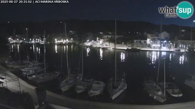 Spletna kamera Vrboska | Otok Hvar | Hrvaška